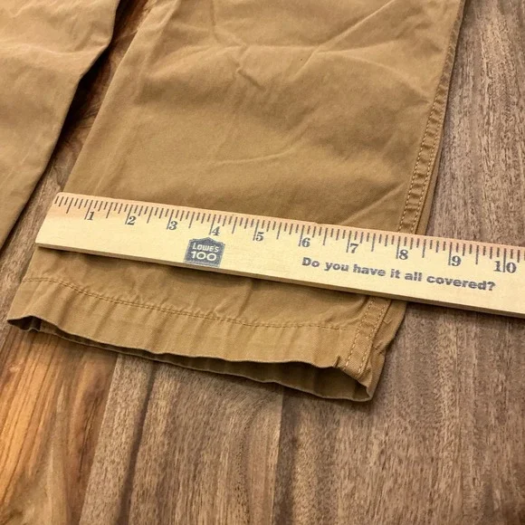 American Eagle Outfitters Mens Relaxed Straight Khaki Cotton Chino Pants 32x34 - Picture 7 of 12